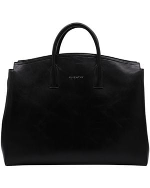 Givenchy Logo Lettering Travel Bag - Black