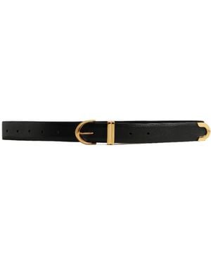 KHAITE The Bambi Buckled Belt - White
