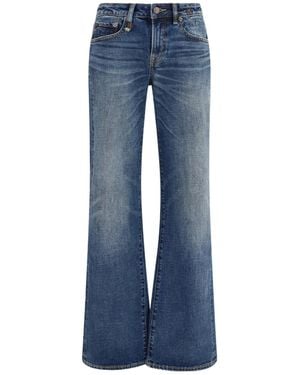 R13 Effie Wide-Leg Jeans - Blue