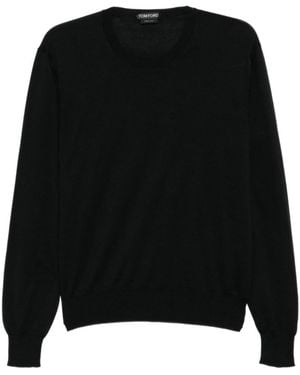 Tom Ford Crew Neck T-Shirt - Black
