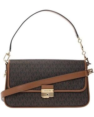 MICHAEL Michael Kors Bradshaw Foldover Top Tote Bag - Black