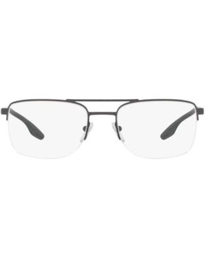 Prada Linea Rossa Logo Flat Mirror - White
