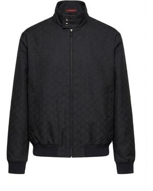 Gucci Gg Ripstop Zip Jacket - Blue