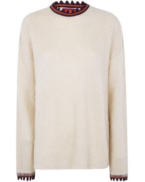 La DoubleJ La Doublej Camden Mohair Jumper - White