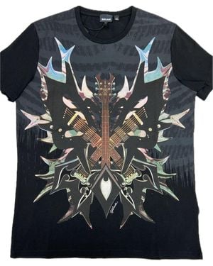Just Cavalli Short-Sleeved T-Shirt - Black