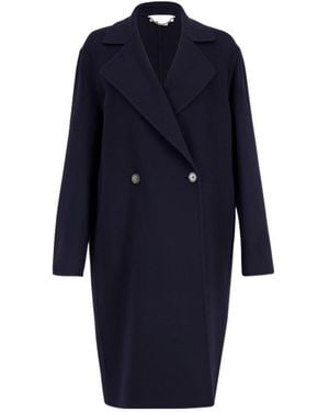 Stella McCartney Double-Breasted Coat - Blue