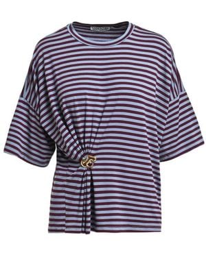 Essentiel Antwerp Kriss Striped Brooch T-Shirt - Blue