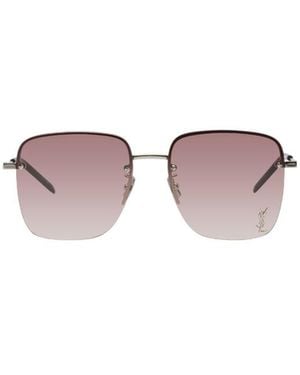 Saint Laurent Logo Sunglasses - Pink