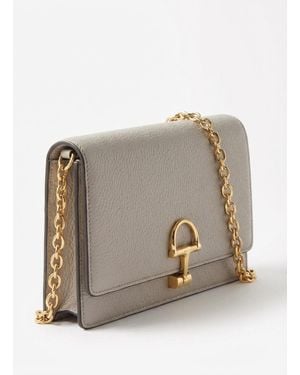 Gucci Half Horsebit Wallet On Chain - White