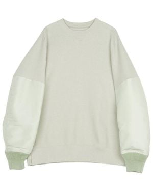 Sacai Long Sleeve Sweatshirt - White