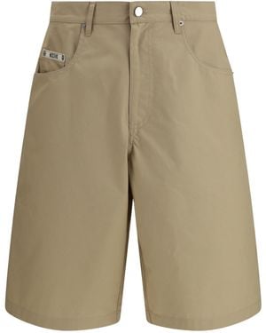Moschino Long Bermuda Shorts - Natural