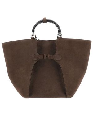Ralph Lauren Ralph Pebbled Leather Tote Bag - Brown