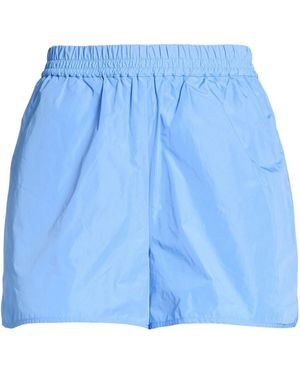 MAX&Co. Plain Color Shorts - Blue