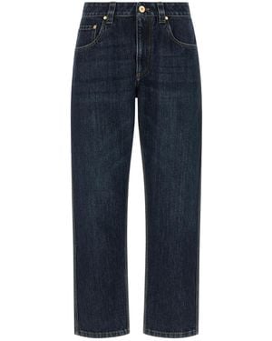 Brunello Cucinelli Belt Loop Jeans - Blue