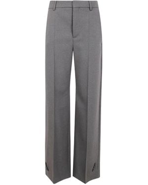 Jean Paul Gaultier Belt Loop Casual Pants - Gray