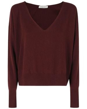 Roberto Collina V-Neck Sweater - Purple