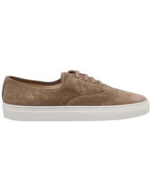 Common Projects Four Hole Low-Top Sneakers - Brown