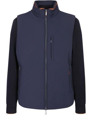 Moorer Long-Sleeve Jacket - Blue