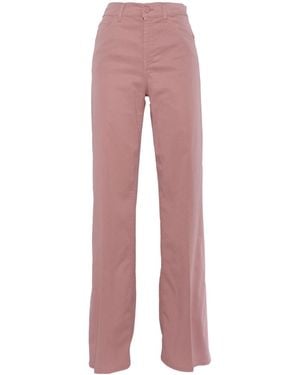 Dondup High-Waist Wide-Leg Jeans - Pink