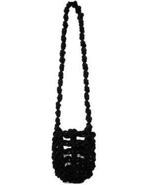 Kara Logo Shoulder Bag - White
