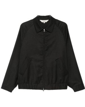 Barena Collared Zipup Bomber Jacket - Black