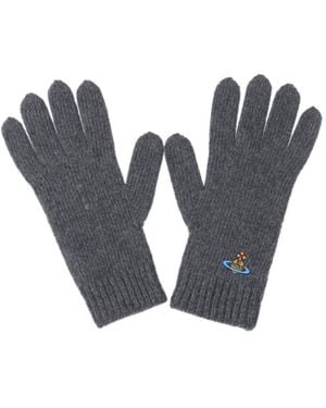 Vivienne Westwood Knitted Gloves - White