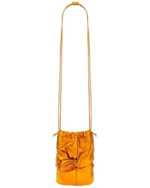 Hereu Ronet Twist Detailed Mini Crossbody Bag - White