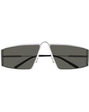 Saint Laurent Eyewear Rectangle Frame Sunglasses - Multicolor