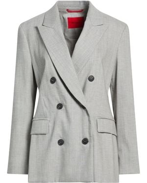 MAX&Co. Minimalist Thin Wool Blazer - Gray