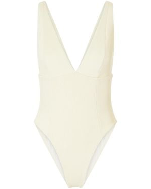 Haight Ribbed Swimsuit - White