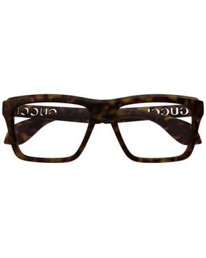 Gucci Eyewear Square Frame Glasses - Multicolor