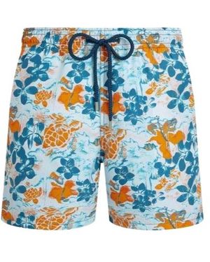 Vilebrequin Quick-Drying Swimming Trunks - Blue