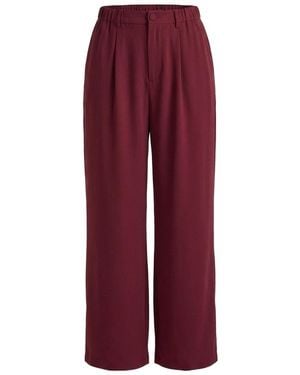 Gucci Silk Crêpe De Chine Trousers - Red