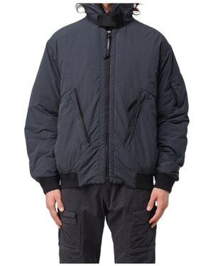 C.P. Company Long-Sleeved Casual Jacket - Blue