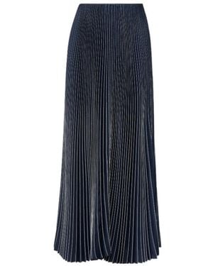 Fabiana Filippi Pleated Maxi Skirt - Blue