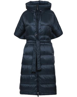 Max Mara Long-Sleeved Cape - Blue