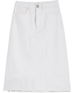 Jil Sander Denim Skirt - White