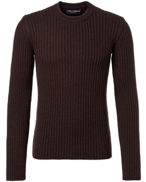 Dolce & Gabbana Long-Sleeved Jumper - Brown