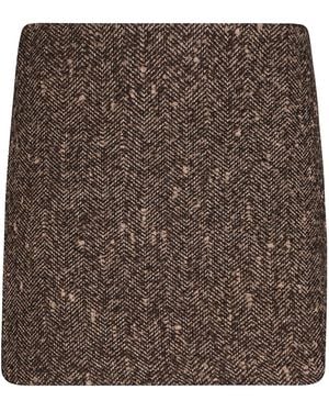 ERMANNO FIRENZE Mini Skirt - Brown