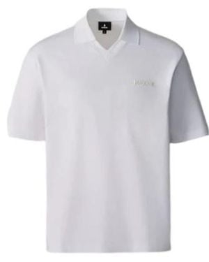 Mackage Short-Sleeves Polo Shirt - White