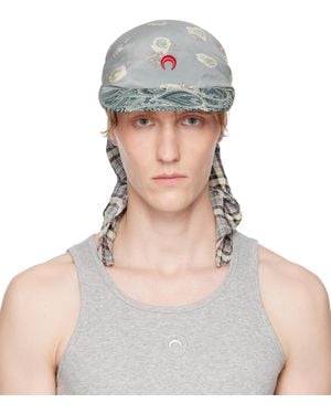 Marine Serre Patterned Hat - Gray