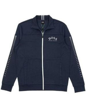 BOSS Long-Sleeved Casual Jacket - Blue