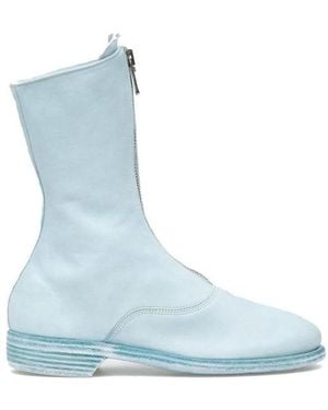 Guidi Zippered Boots - Blue