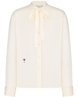 Dior Ascot Blouse - White