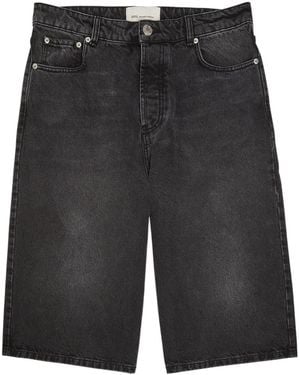 Ami Paris Denim Shorts - Black