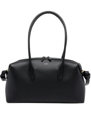 Yuzefi Zippered Handbag - Black