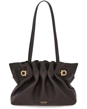Ferragamo Ferragamo Soft-Bag (S) - Black