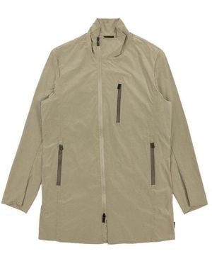 Armani Collezioni Zipper Details Casual Jacket - Natural