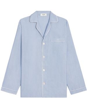 Celine Pyjama Shirt - Blue