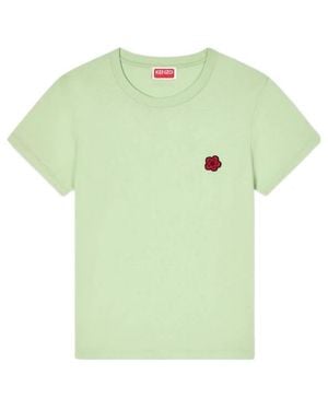 KENZO Flower Patch T-Shirt - Green